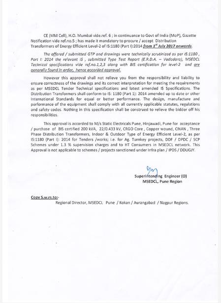 PWD Approval